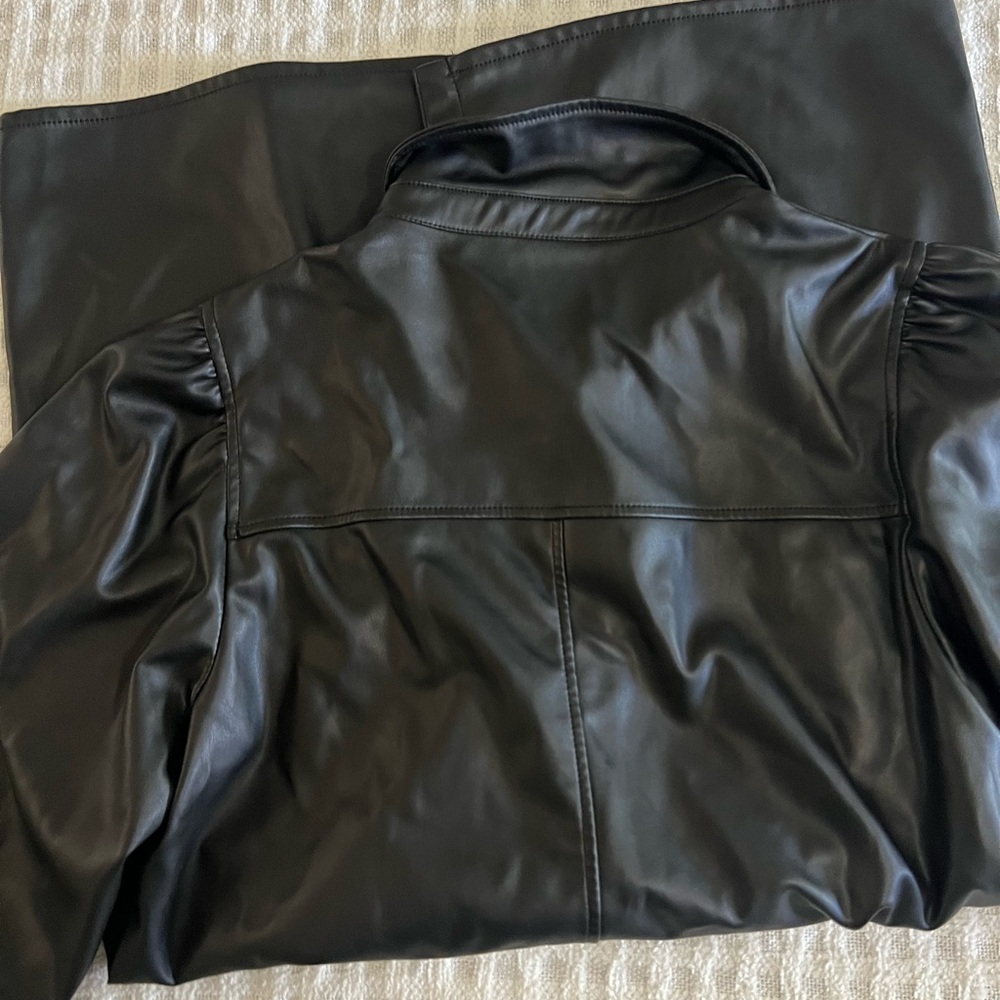 Seven Of All Men Kind Black Leather Mini Dress ✨📸 - Picture 3 of 3